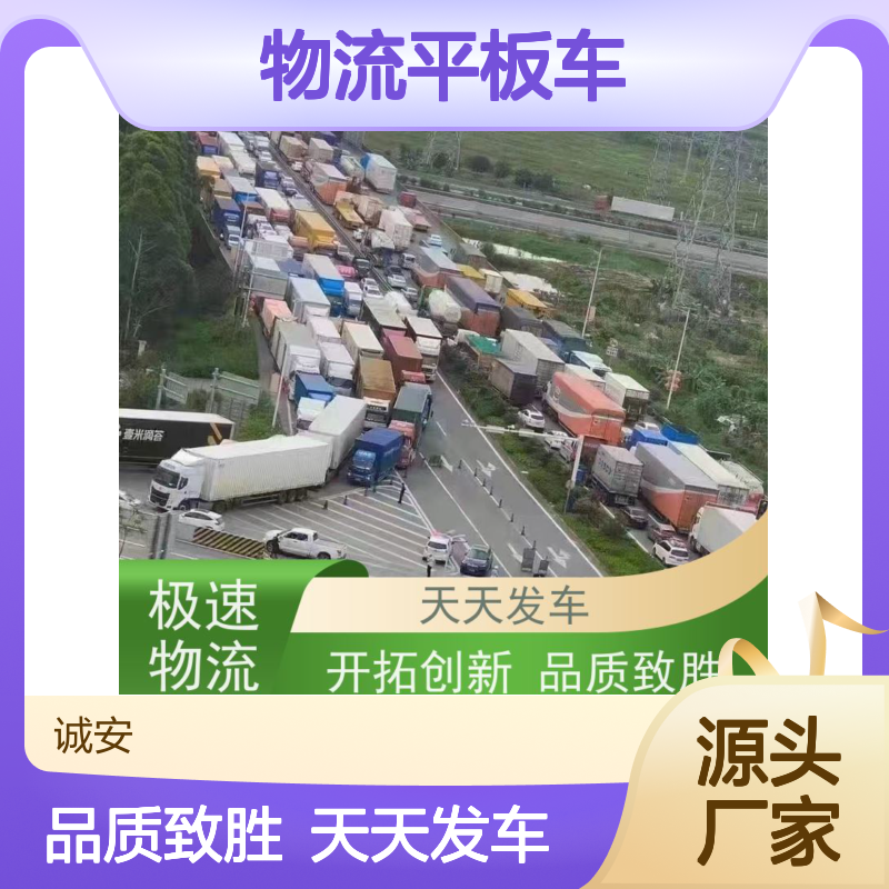 诚安物流平板车河源到东莞一般贸易买单报关半天到