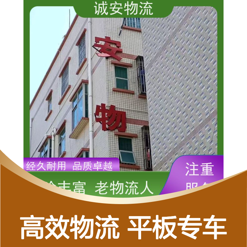 诚安物流 平板车 河源到东莞 陆运送货到门 一天到