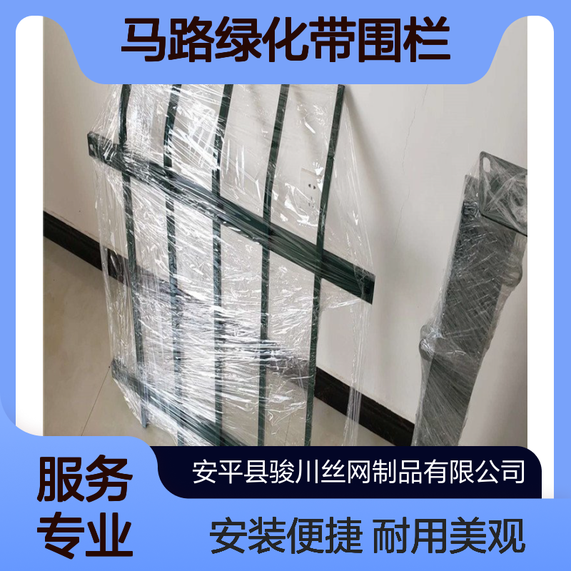 锌钢草坪护栏 马路绿化带围栏 花园篱笆 组装护栏网 骏川厂家支持定制
