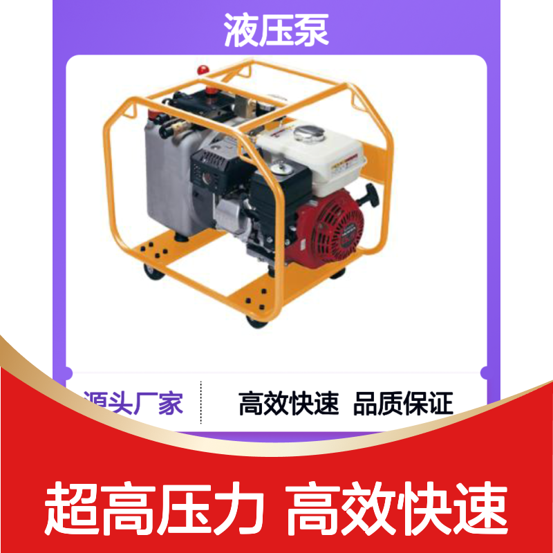 汽油机超高压齿轮泵液压泵 型号GHP-5 哈肯供应