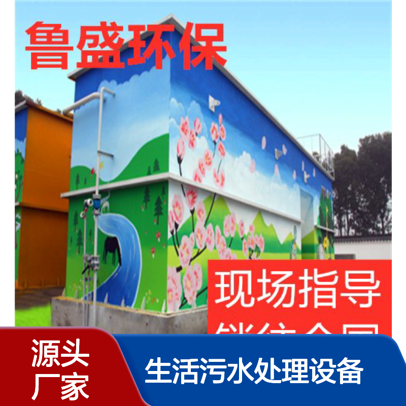 农村生活污水处理设备 5吨/天一体化污水处理设施 鲁盛环保