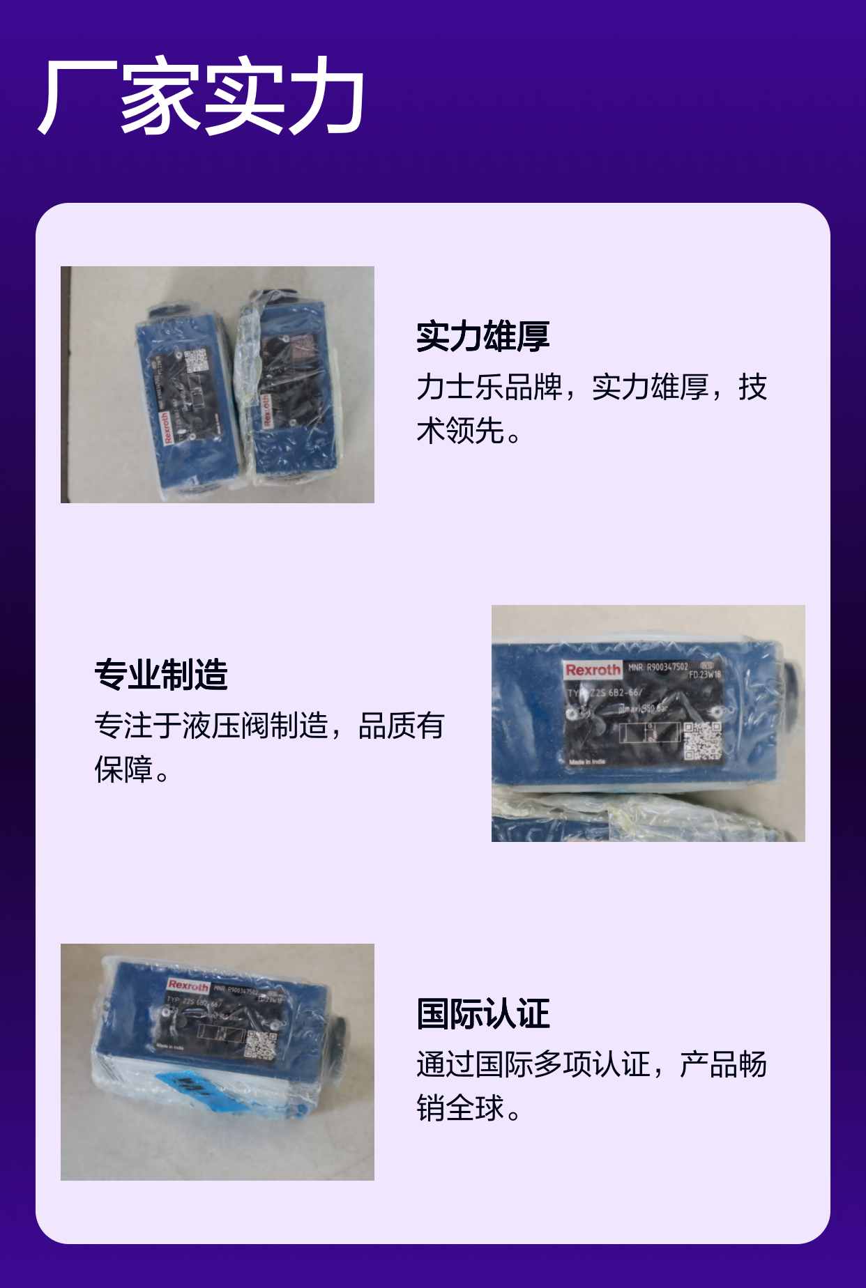 R900347502 Z2S6B2-60/ Z2S6B2-61/ Z2S6B2-67/ 力士乐REXROTH单向阀