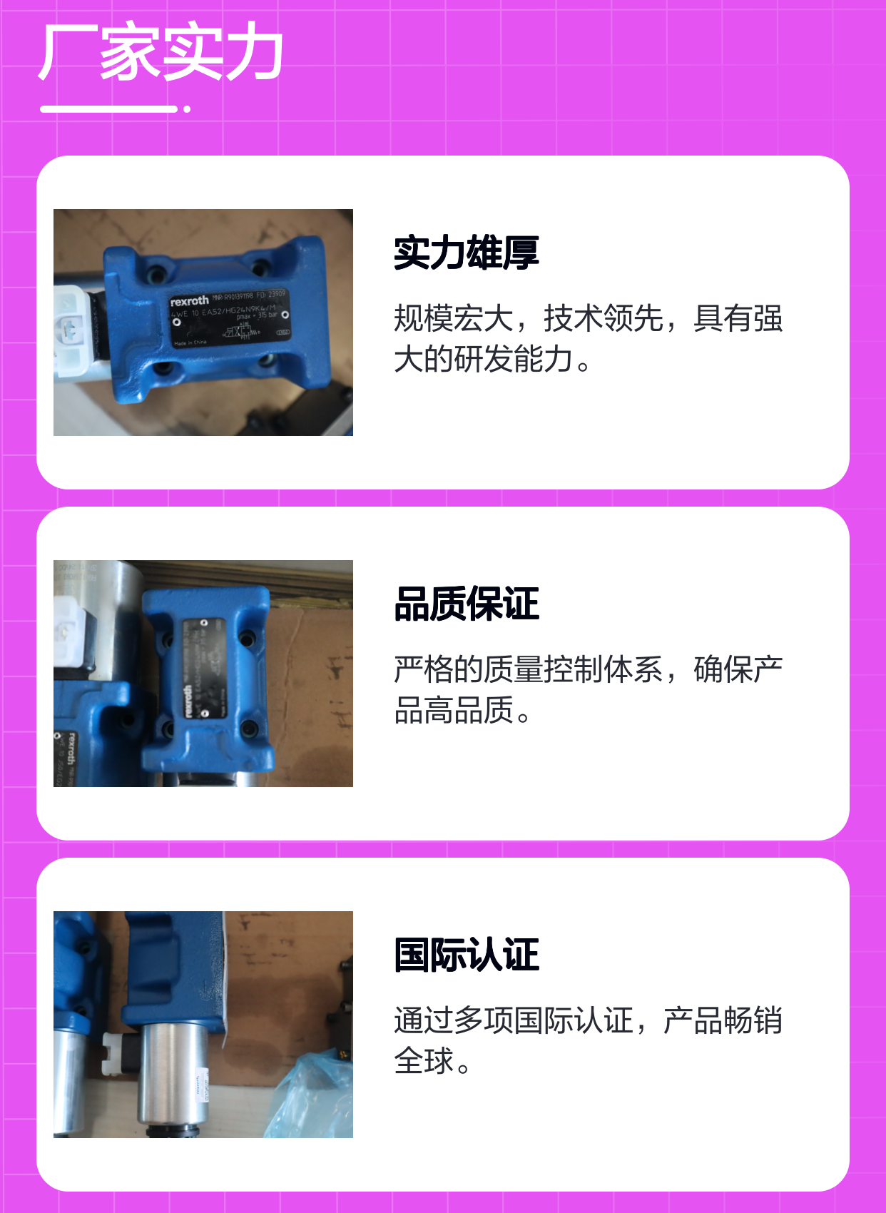 R901391198 4WE10EA5X/HG24N9K4/M 德国力士乐REXROTH电磁阀