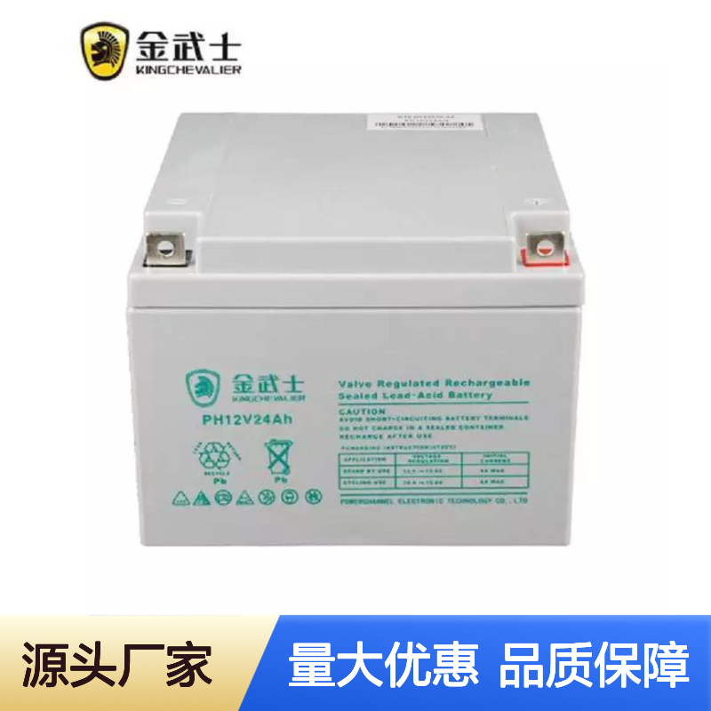 金武士蓄电池PH24-12 12V24AH机房不间断电源 直流屏配套