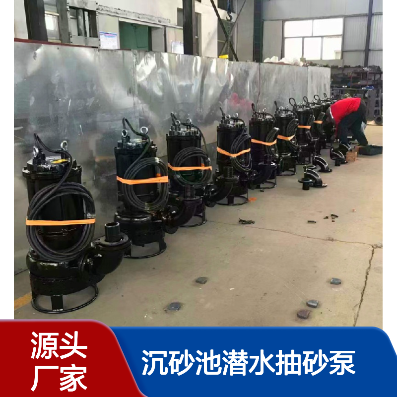 沉砂池潜水抽砂泵 耐磨材质绞吸泥砂泵 高效潜渣泵