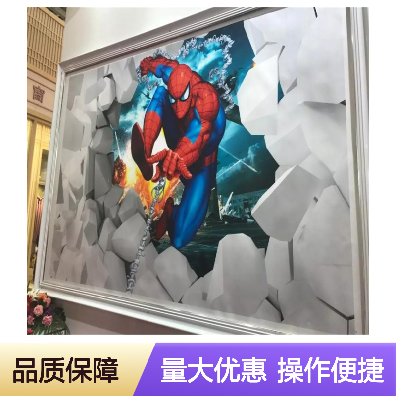 户外刀刮布喷绘灯布 广告喷绘制作 无网灯布 UV喷绘工艺展示
