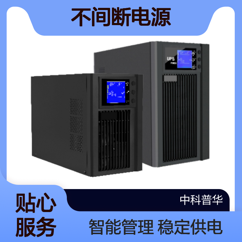 普华UPS不间断电源 PUHUA-C1K在线式 1000VA 800W内置电池