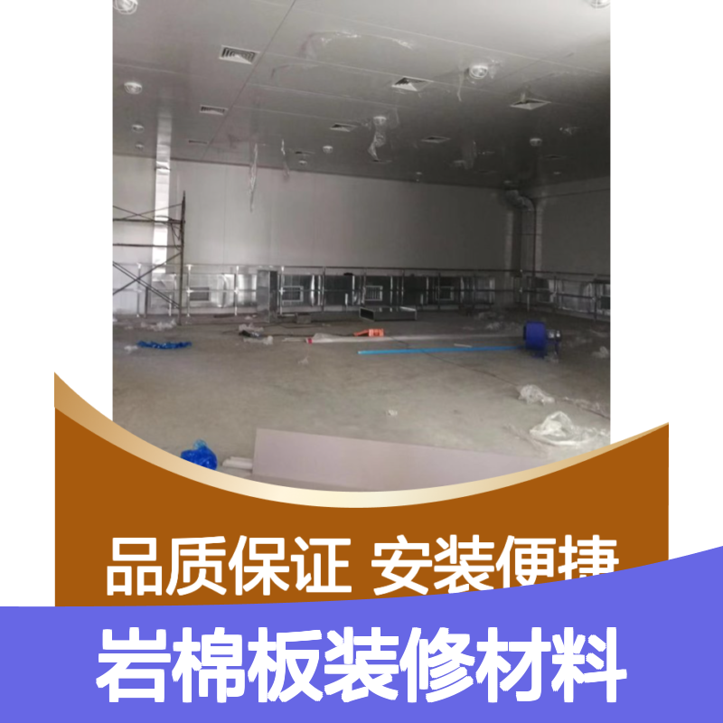 改造硅盐彩钢板 车间岩棉板装修材料 防火隔热专业施工