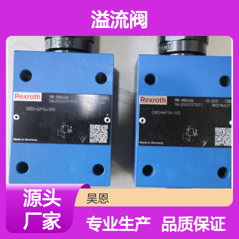 DBDH6P1A/315 DBDH6P1X/315 R900424266 德国力士乐REXROTH溢流阀