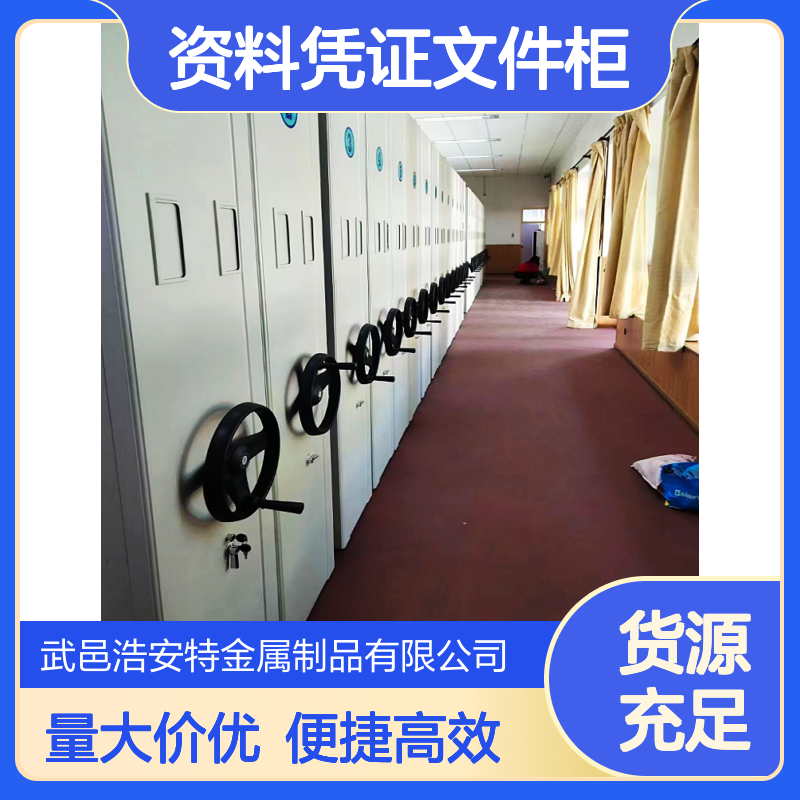 浩安特厂家 智能档案密集柜 储存空间大 资料凭证文件柜 简约 支持定制