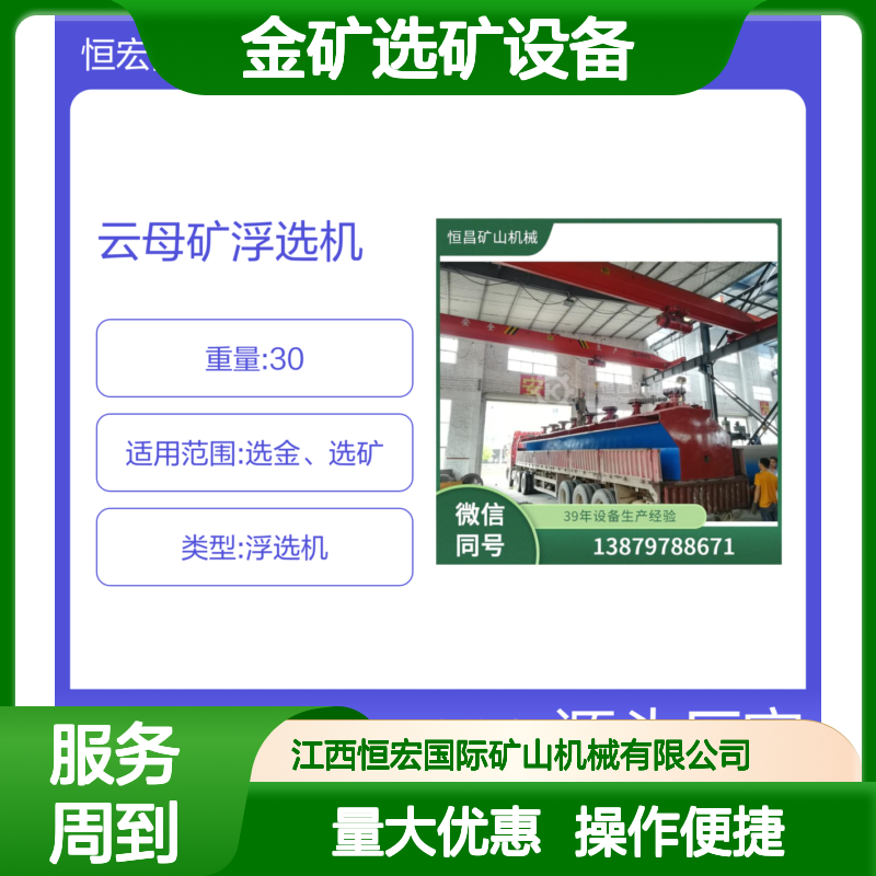 全套GF-20多槽式云母矿浮选机 金矿选矿高效处理专用设备