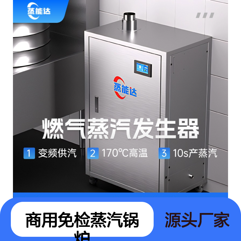 蒸能达商用免检蒸汽锅炉 天然气燃气高效环保