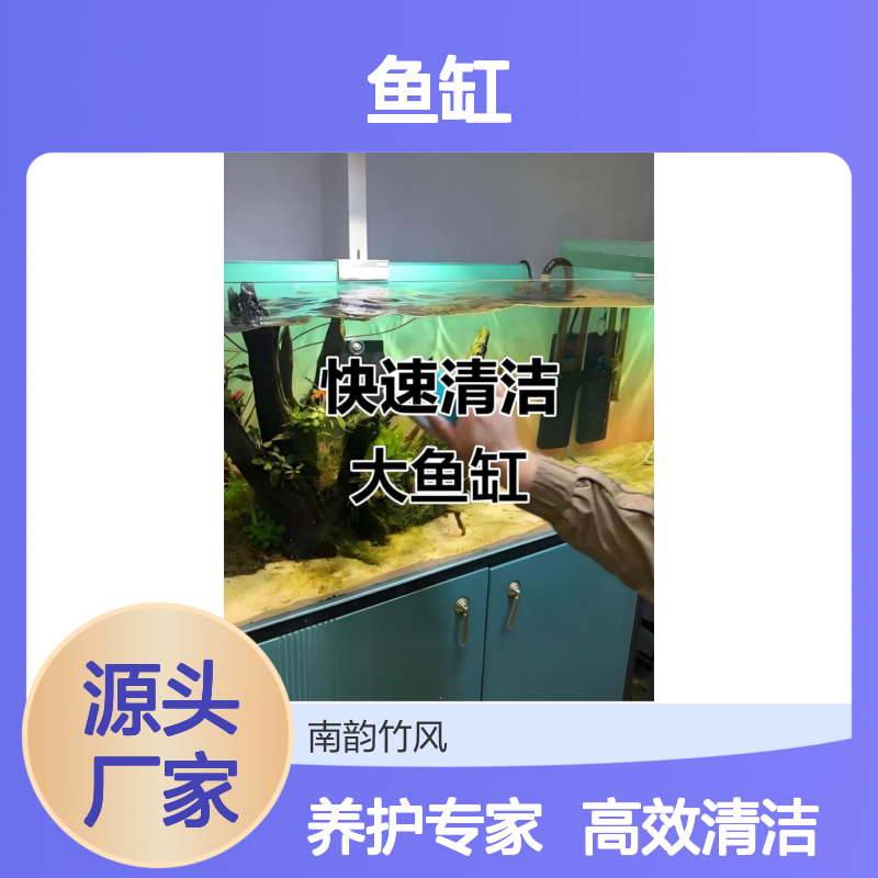 鱼缸清洗保养 清理维护水景缸 水族日常护理 南韵竹风