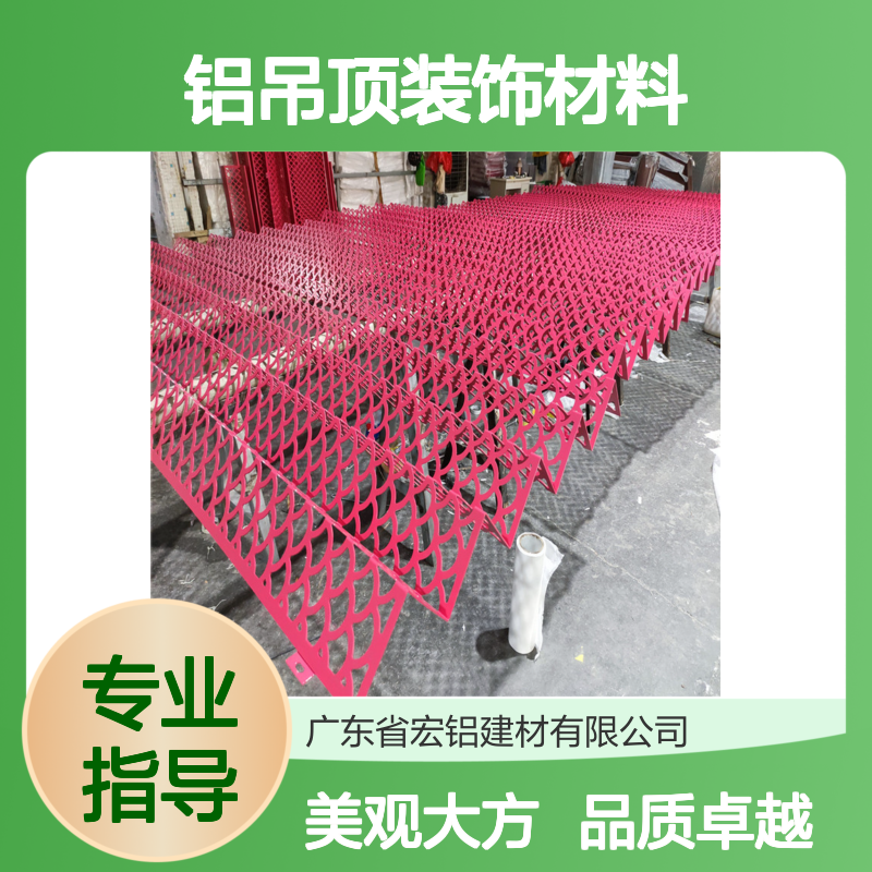 宏铝建材艺术造型金属幕墙板铝吊顶装饰材料