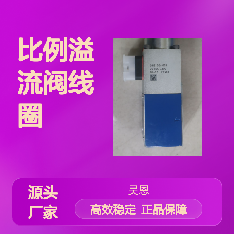 0831006055 24VDC 0.8A 德国力士乐REXROTH比例溢流阀线圈
