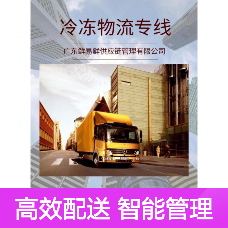 冷冻物流专线 鲜易鲜冷链长途运输 仓储配送一体化服务