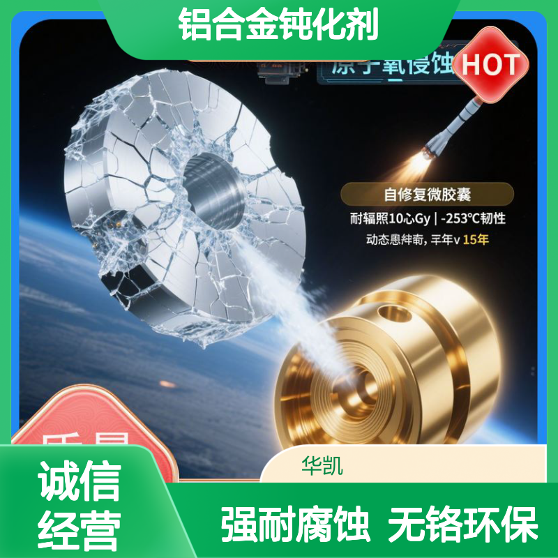 华凯表面处理技术 铝合金钝化剂 5G信号0屏蔽 电子产品C位