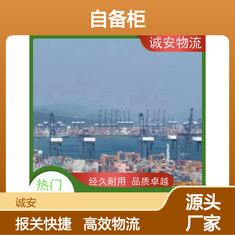 诚安物流45尺自备柜东莞到广州进口报关隔天到