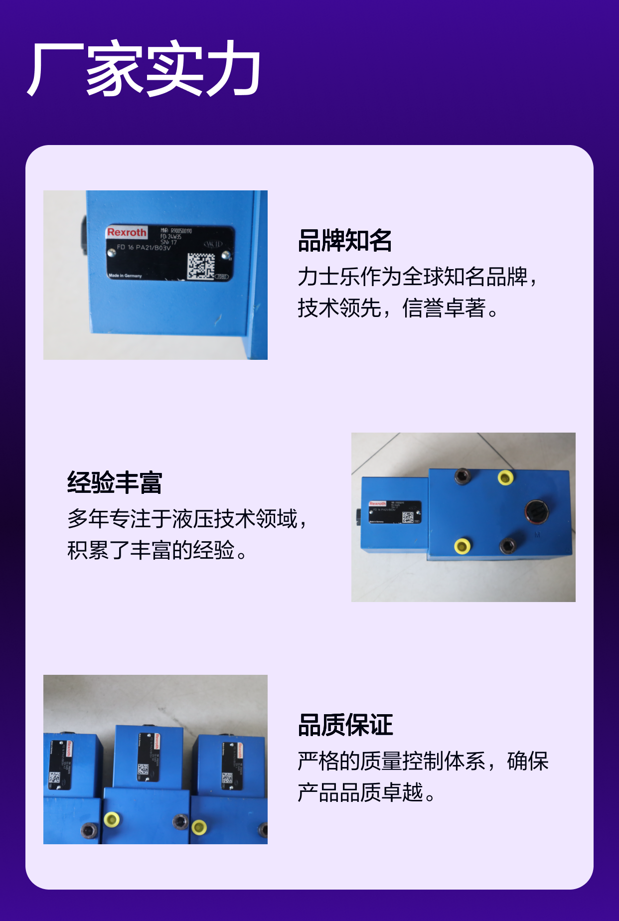 FD16PA21/B03V FD16PA20/B03V R900500190 德国力士乐REXROTH平衡阀