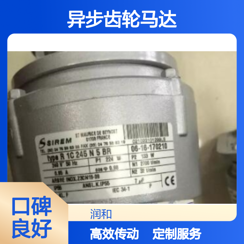 法国SIREM R1C异步齿轮马达 定制化设计 满足客户需求