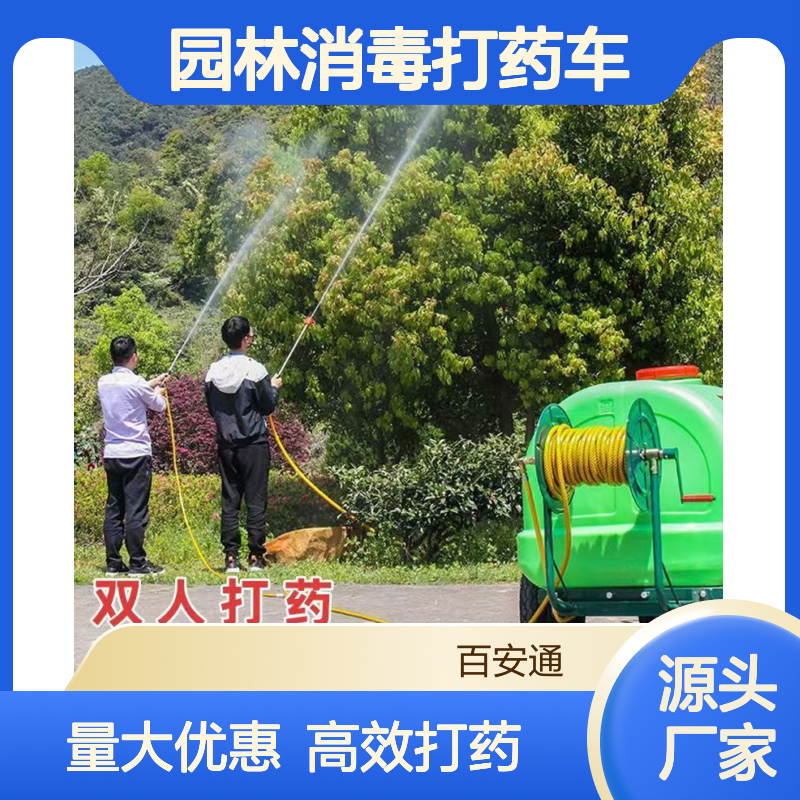 海道汽油动力推车式手推式打药机大棚园林消毒打药车60升300升