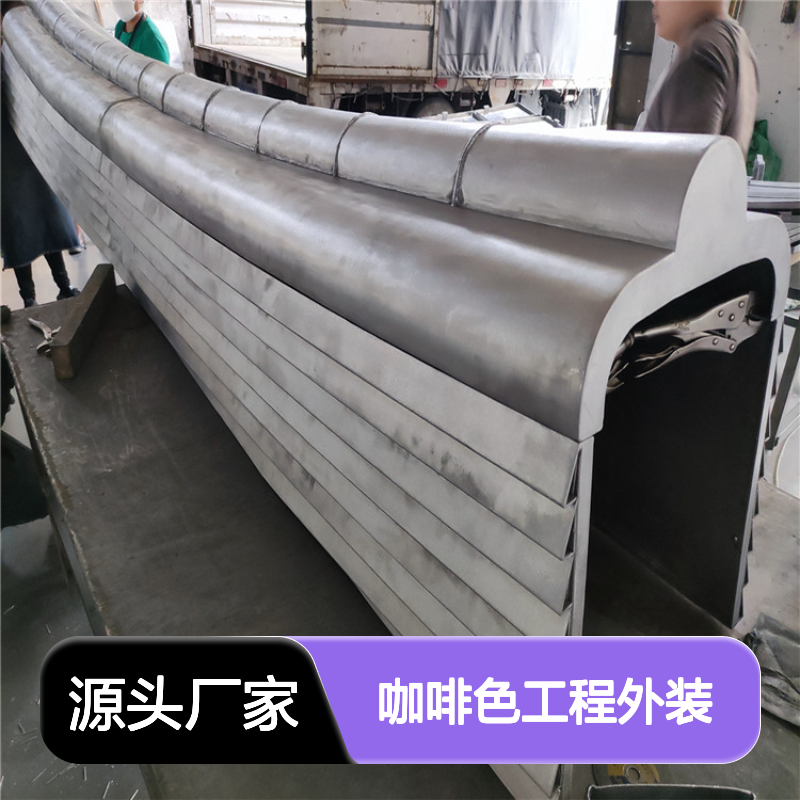 咖啡色工程外装：城市天际线中的经典与现代融合 深加工 开切口