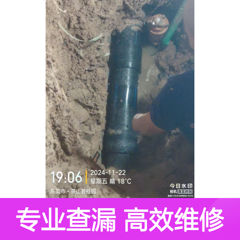 暗装水管查漏维修 东莞正规服务公司