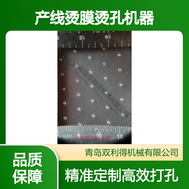 薄膜高速打孔机生产线烫膜烫孔机器加工定制生产