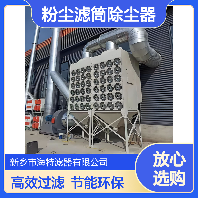 粉尘滤筒除尘器 7000m3/h 处理风量 工业除尘设备 过滤效果好