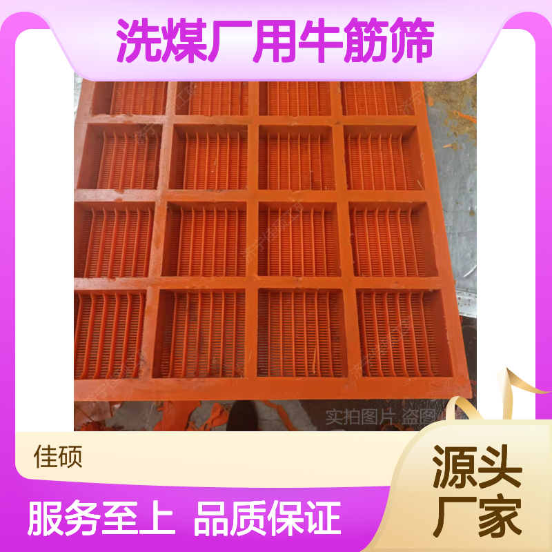 聚氨酯脱水筛网 振动筛包边筛板 洗煤厂用牛筋筛