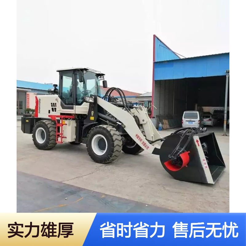 搅装1500型螺旋式搅拌机 装载机铲车一体 性能强劲省时省力