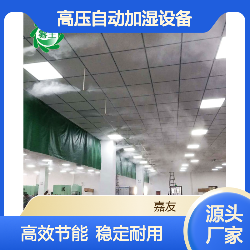 雾王高压自动加湿设备 ABB电机工业厂房专用喷雾机