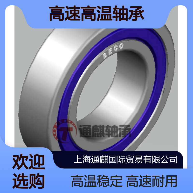 意大利BECO高速高温轴承6000-BHTS-2RS-C3 VT180