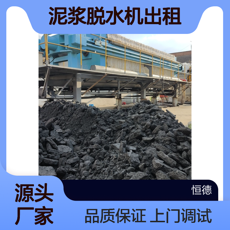 恒德环保 泥浆脱水机出租 移动式压泥机全国租赁 上门调试 品质保证