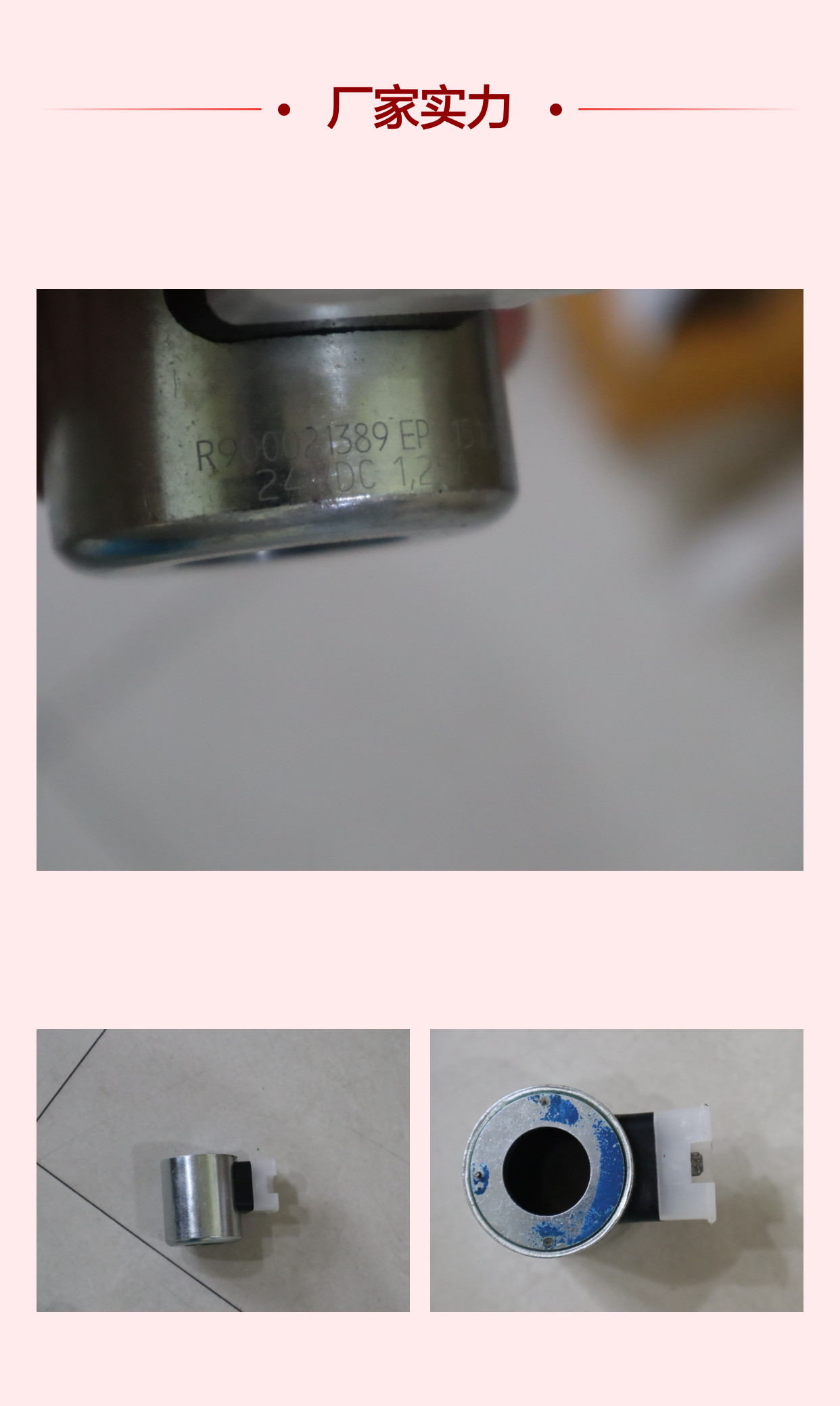 R900021389 24V 6通经电磁阀线圈 德国力士乐REXROTH