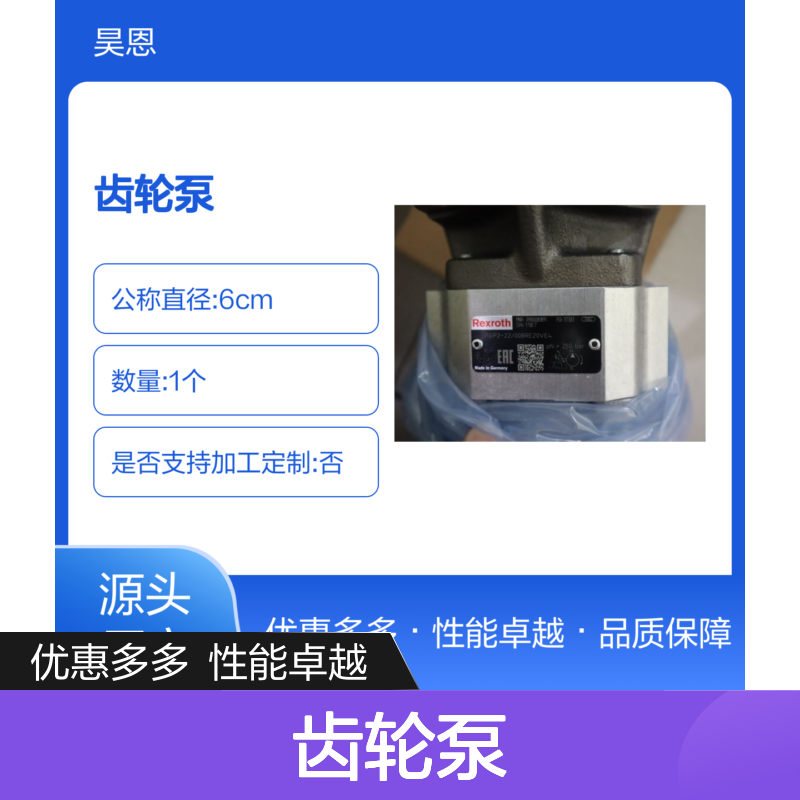 PGP2-22/008RE20VE4 R900081891 德国力士乐REXROTH齿轮泵