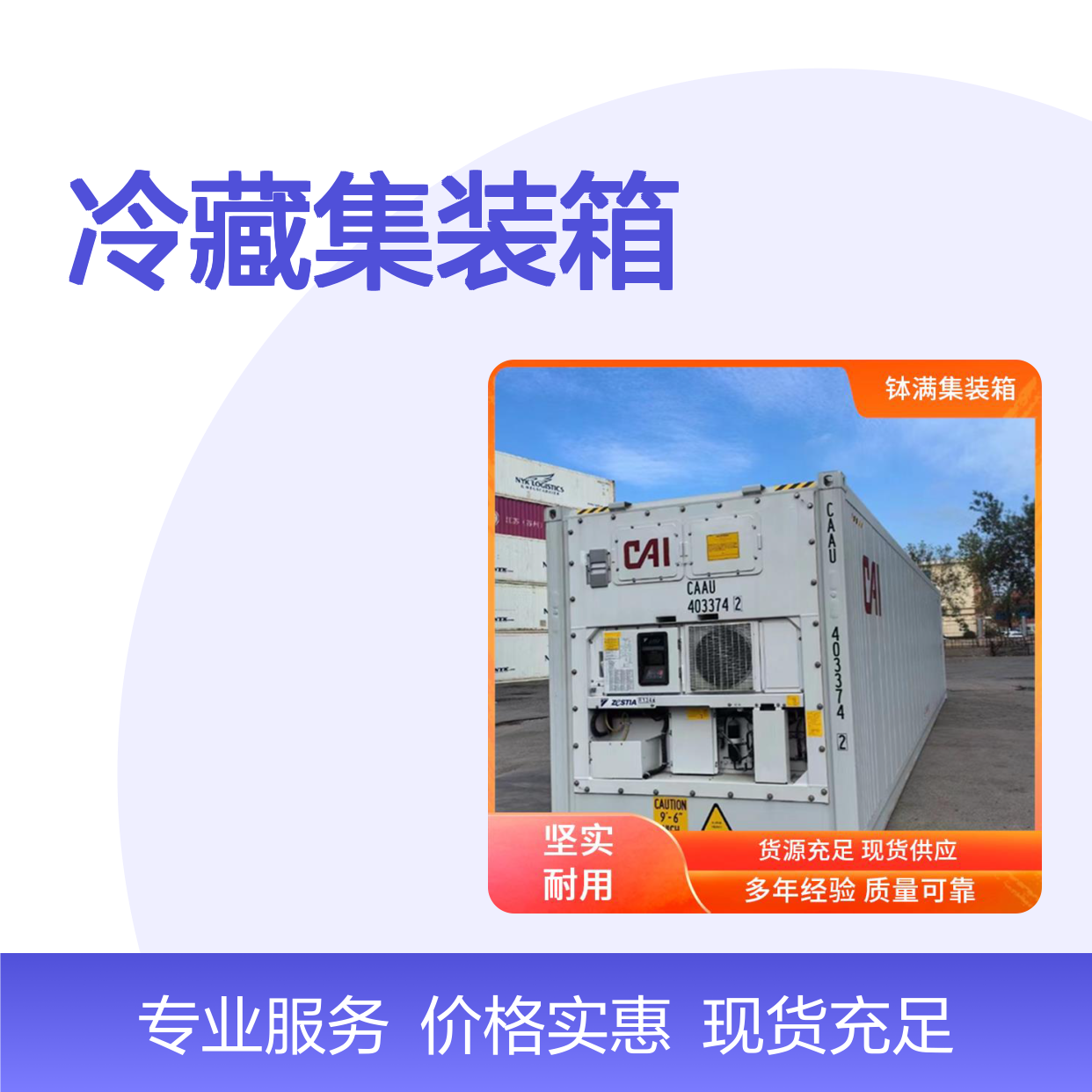 冷藏集装箱 冷冻货柜 出售出租 多种样式可选环保节能 专业维护服务