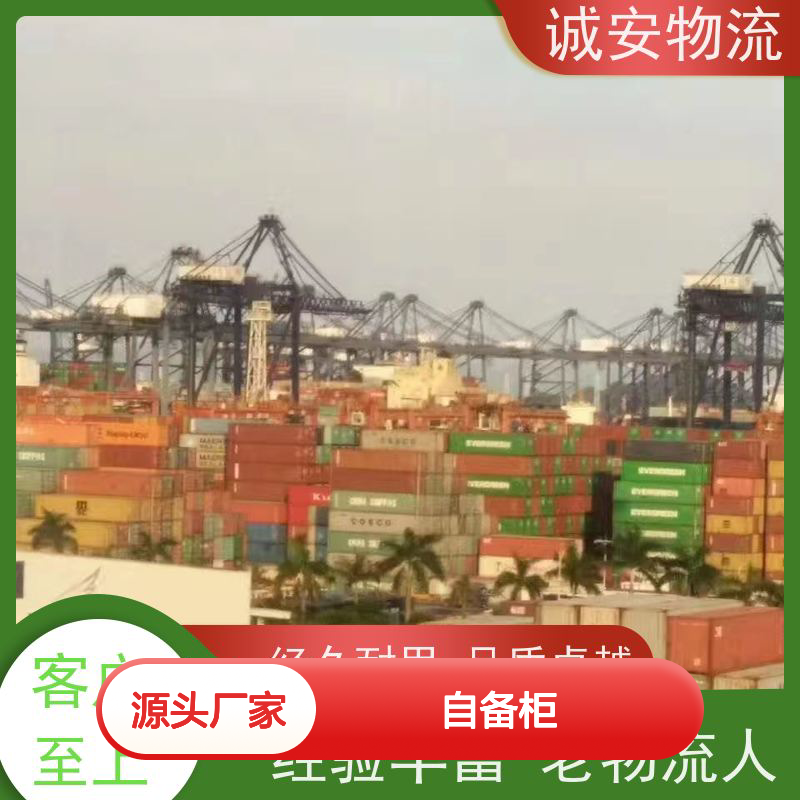 诚安物流45尺自备柜一般贸易报关买单申报次日到