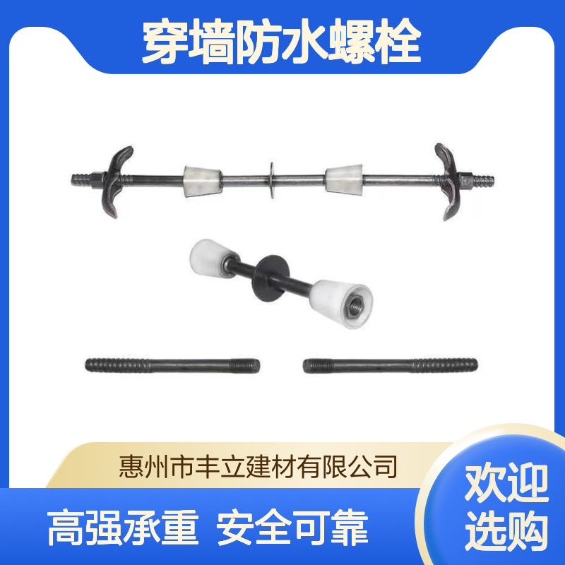 丰立 通丝止水螺杆 14国标可定制建筑固定模版防水螺栓固件 厂家直发