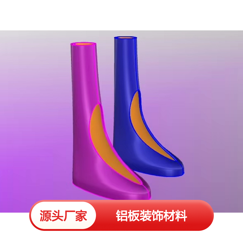 银灰色彩印铝单板天花 冲画铝板装饰材料 室内外装修优选