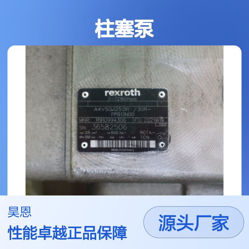 A4VSO125DR/30R-PPB13N00 R910994306 德国力士乐REXROTH 柱塞泵