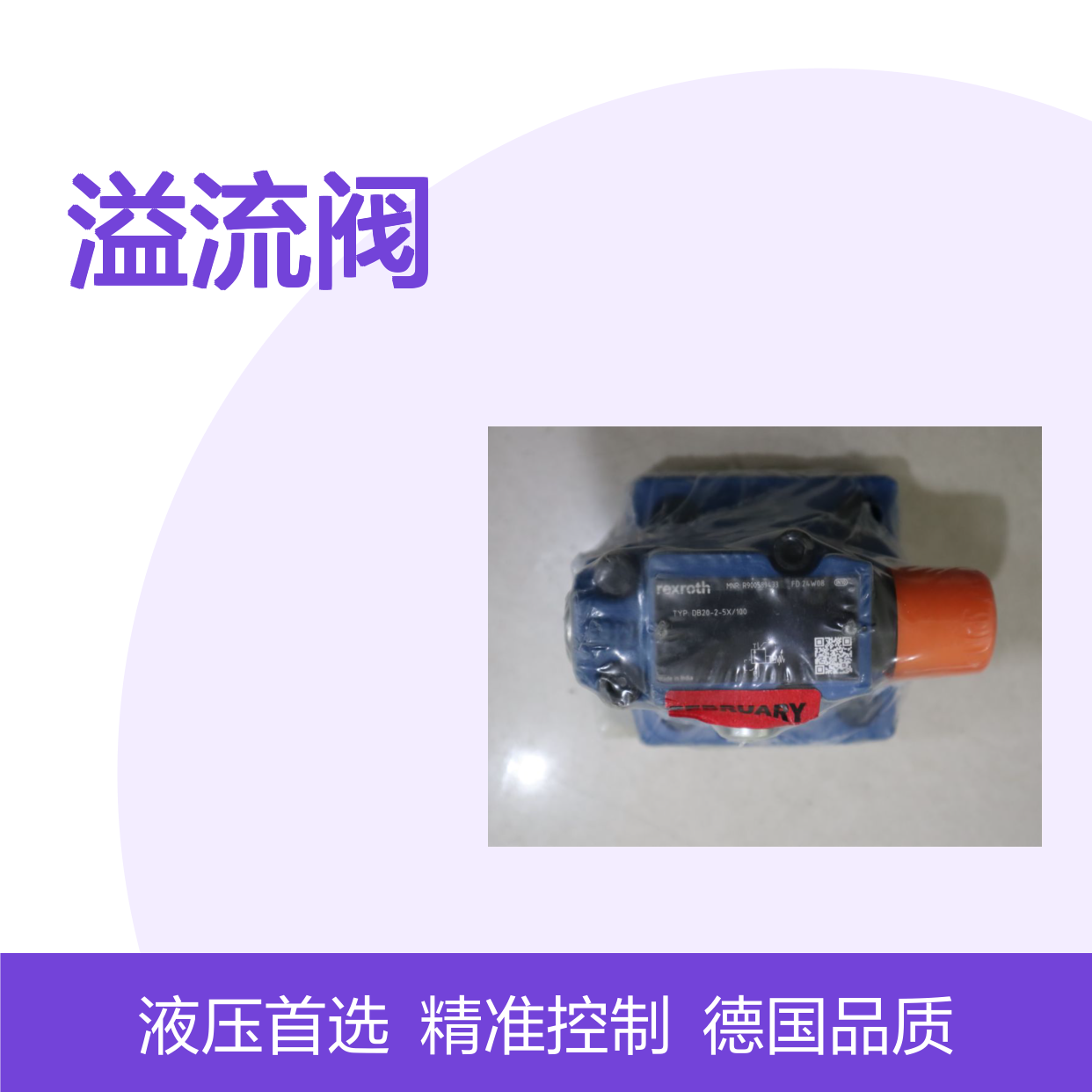 DB20-2-5X/100 DB20-2-52/100 R900589433 德国力士乐REXROTH溢流阀