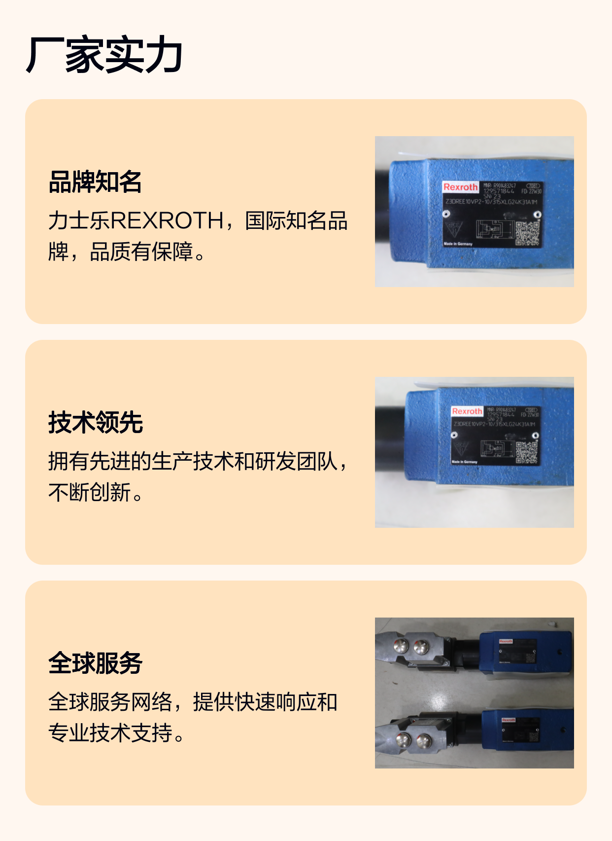 Z3DREE10VP2-10/315XLG24K31A1M R901483247 力士乐REXROTH比例阀