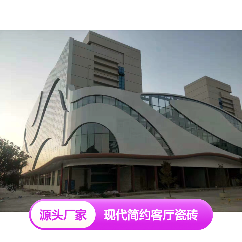 亚光白无缝的现代简约客厅瓷砖铺设方案 防火等级 A2等级