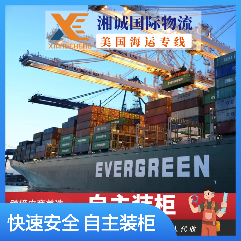 LDP服装海派专线货代 海运美森快船自主装柜 14天时效货运