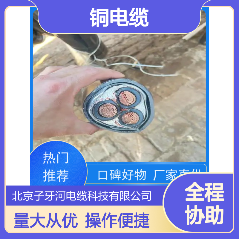 子牙河电缆 口碑优良 品质可靠 传输电力 铜电缆适用多场景