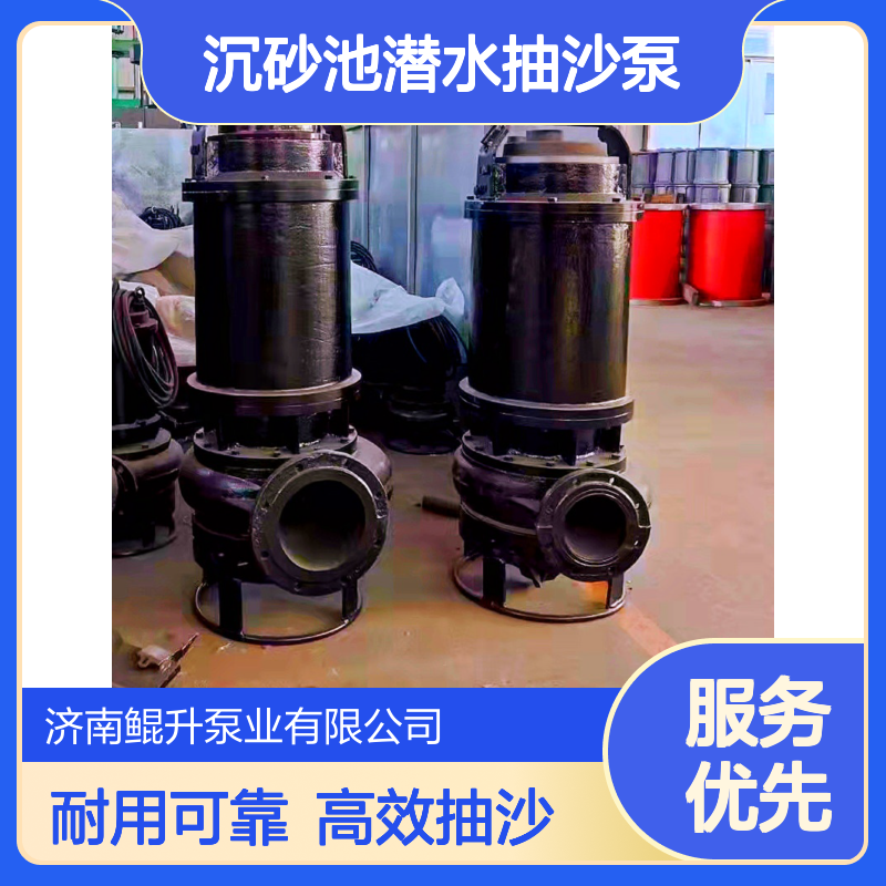 沉砂池潜水抽沙泵 耐磨材质绞吸泥沙泵 耐用可靠