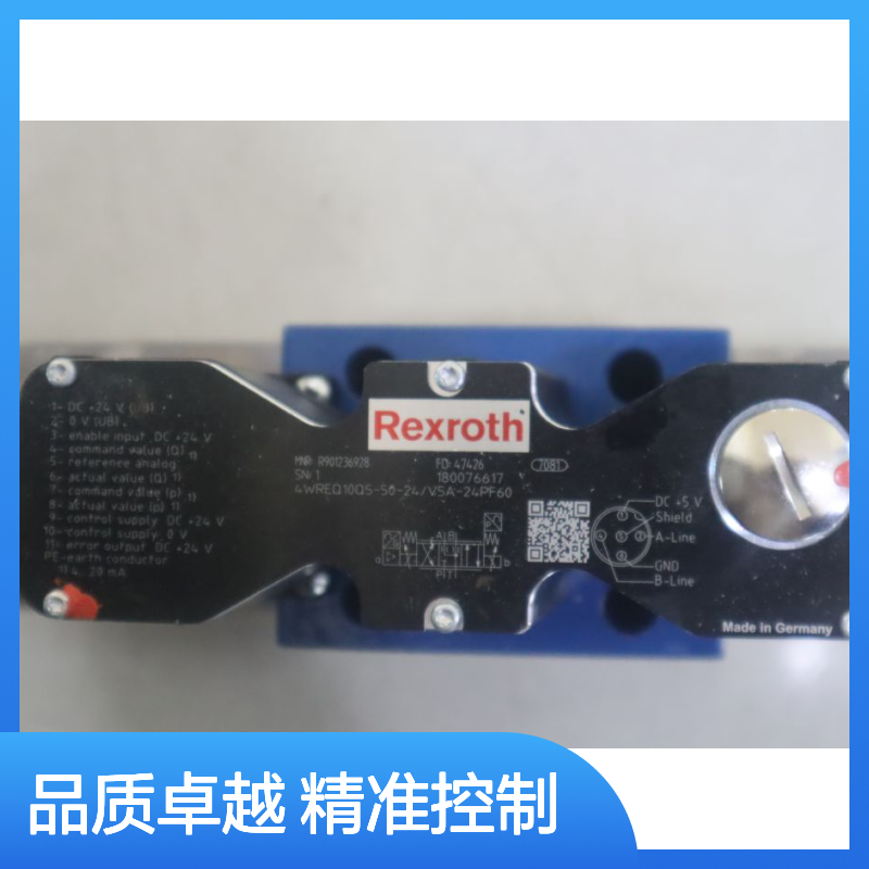 R901236928 4WREQ10Q5-50-2X/V5A-24PF60 德国力士乐REXROTH比例阀