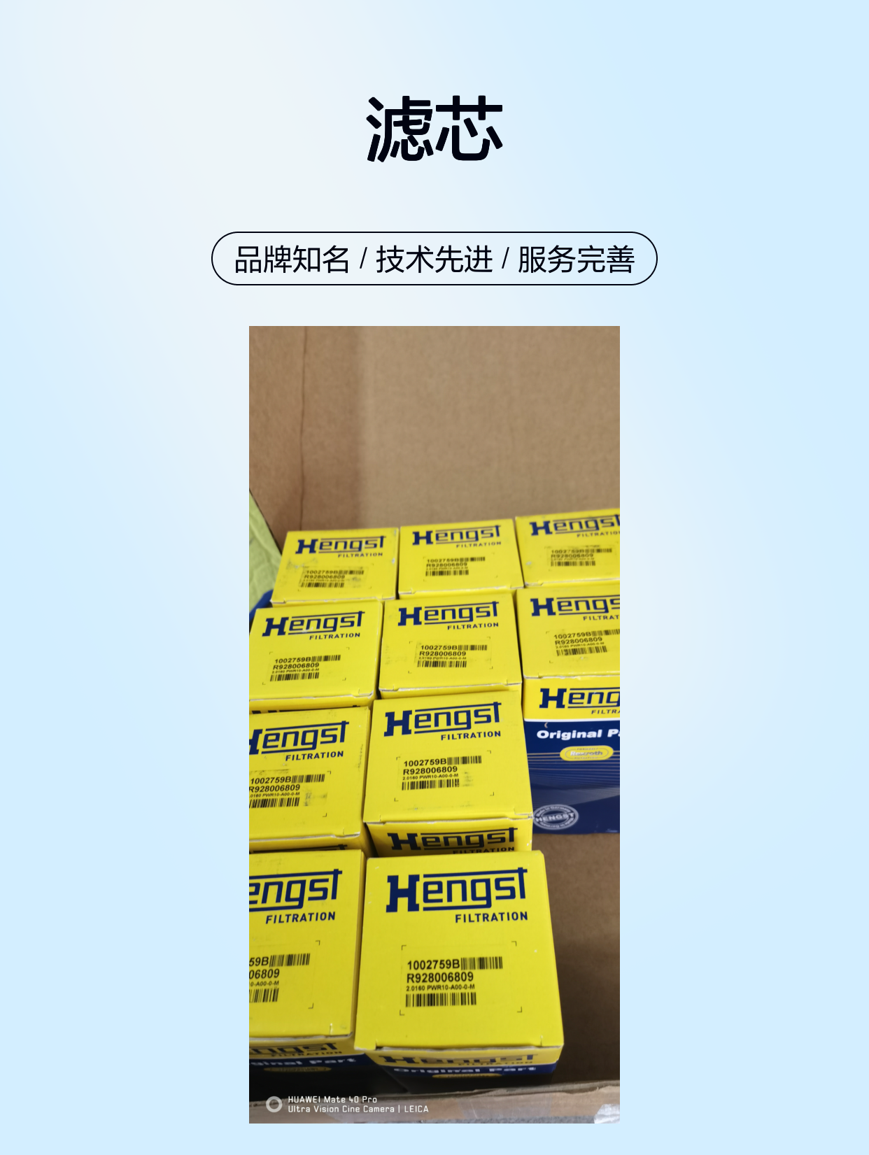 R928006809 2.0160 PWR10-A00-0-M 1002759B汉格斯特HENGST滤芯