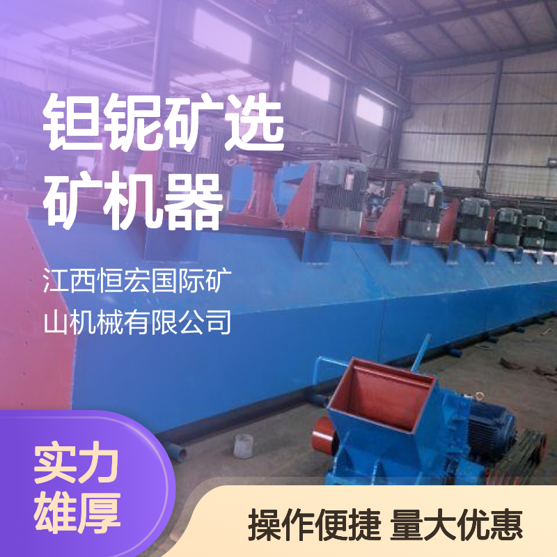 PP塑料 BF型钽铌矿选矿机器 大型浮游矿选机 可变频恒宏机械选矿设备